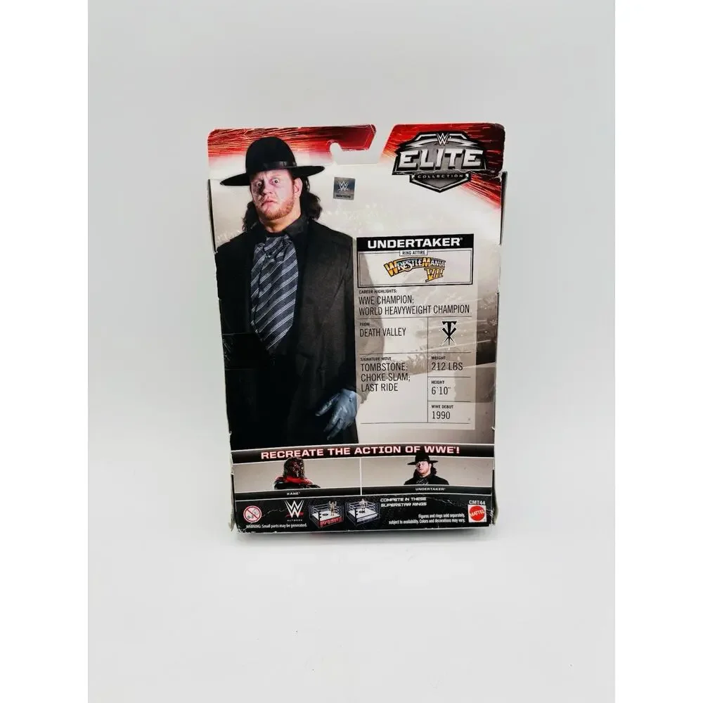 New WWE Elite Wrestlemania Heritage Undertaker Wrestling Figure NIB Series #34